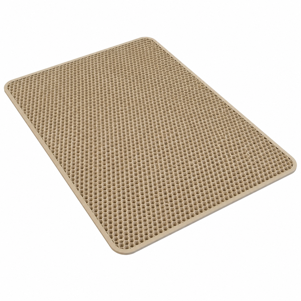 Cat Litter Mat Waterproof Double Layer Pet Litter Box Mat Pet Toilet Cat Mat Nonslip Sand Cat Washable Mat Pet Clean