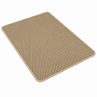 Cat Litter Mat Waterproof Double Layer Pet Litter Box Mat Pet Toilet Cat Mat Nonslip Sand Cat Washable Mat Pet Clean
