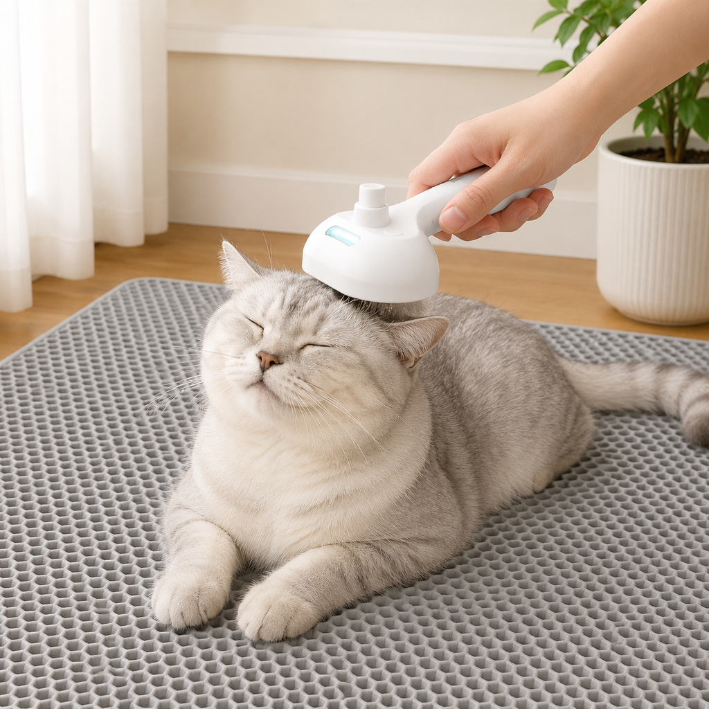 Upgraded Pet Spray Grooming Comb Steamy Floating Hair Removal Cleaning Steam Brush Styling for Dogs Cats Accessories