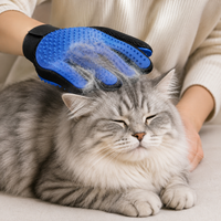 Pet Hair Glove Comb Pet Dog Cat Grooming Cleaning Glove Deshedding Hair remover Massage Brush Animal Supplies Cat Accessoies