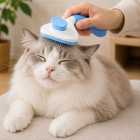 Pet Dog Brush Cat Comb Self Cleaning Pet Hair Remover Brush For Dogs Cats Grooming Tools Pets Dematting Comb Dogs Accessories