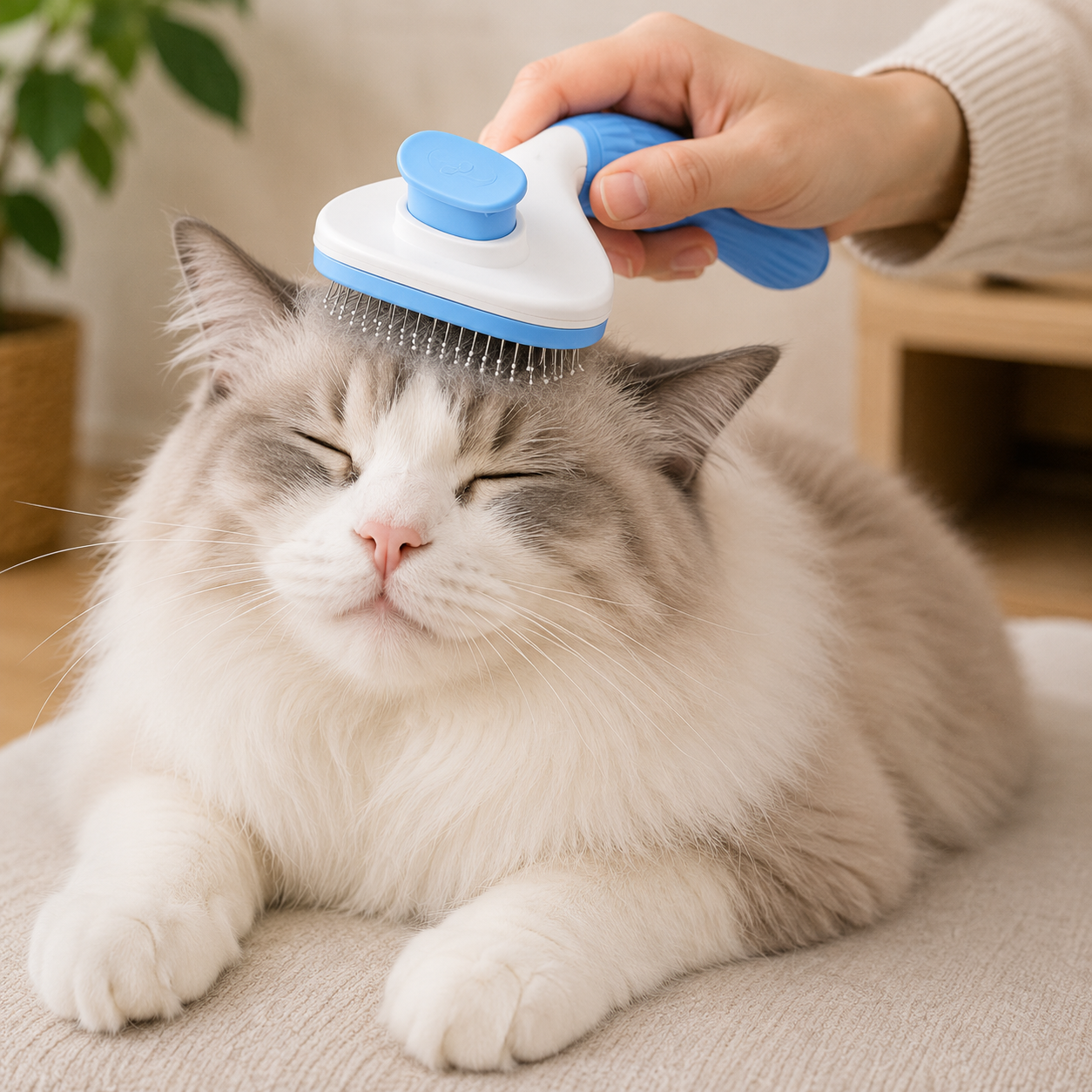 Pet Dog Brush Cat Comb Self Cleaning Pet Hair Remover Brush For Dogs Cats Grooming Tools Pets Dematting Comb Dogs Accessories