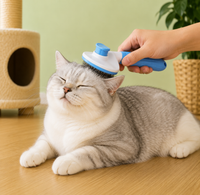 Pet Dog Brush Cat Comb Self Cleaning Pet Hair Remover Brush For Dogs Cats Grooming Tools Pets Dematting Comb Dogs Accessories