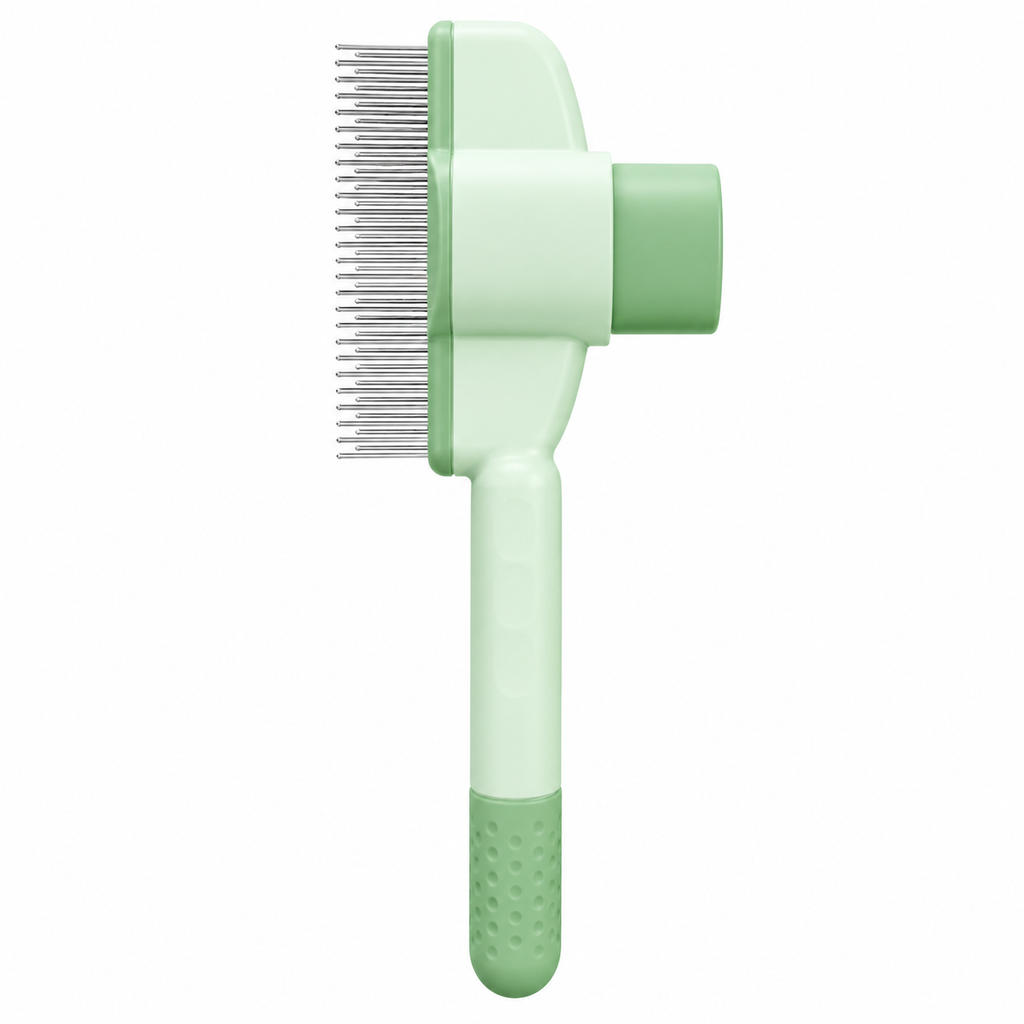Dual-Purpose Comb for Cats Floating Teeth Hair Remover Brush with Needle Design for Pet Grooming Tool for Long/Short Fur