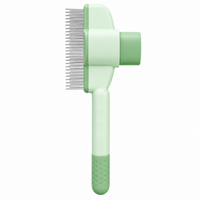 Dual-Purpose Comb for Cats Floating Teeth Hair Remover Brush with Needle Design for Pet Grooming Tool for Long/Short Fur