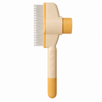 Dual-Purpose Comb for Cats Floating Teeth Hair Remover Brush with Needle Design for Pet Grooming Tool for Long/Short Fur