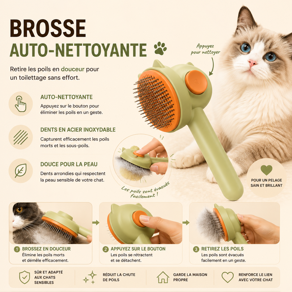Dog Brush Pet Cat Comb Grooming Brush for Cats Remove Hairs Pet Dog Hair Remover Pets Hair Removal Comb Puppy Kitten Accessories