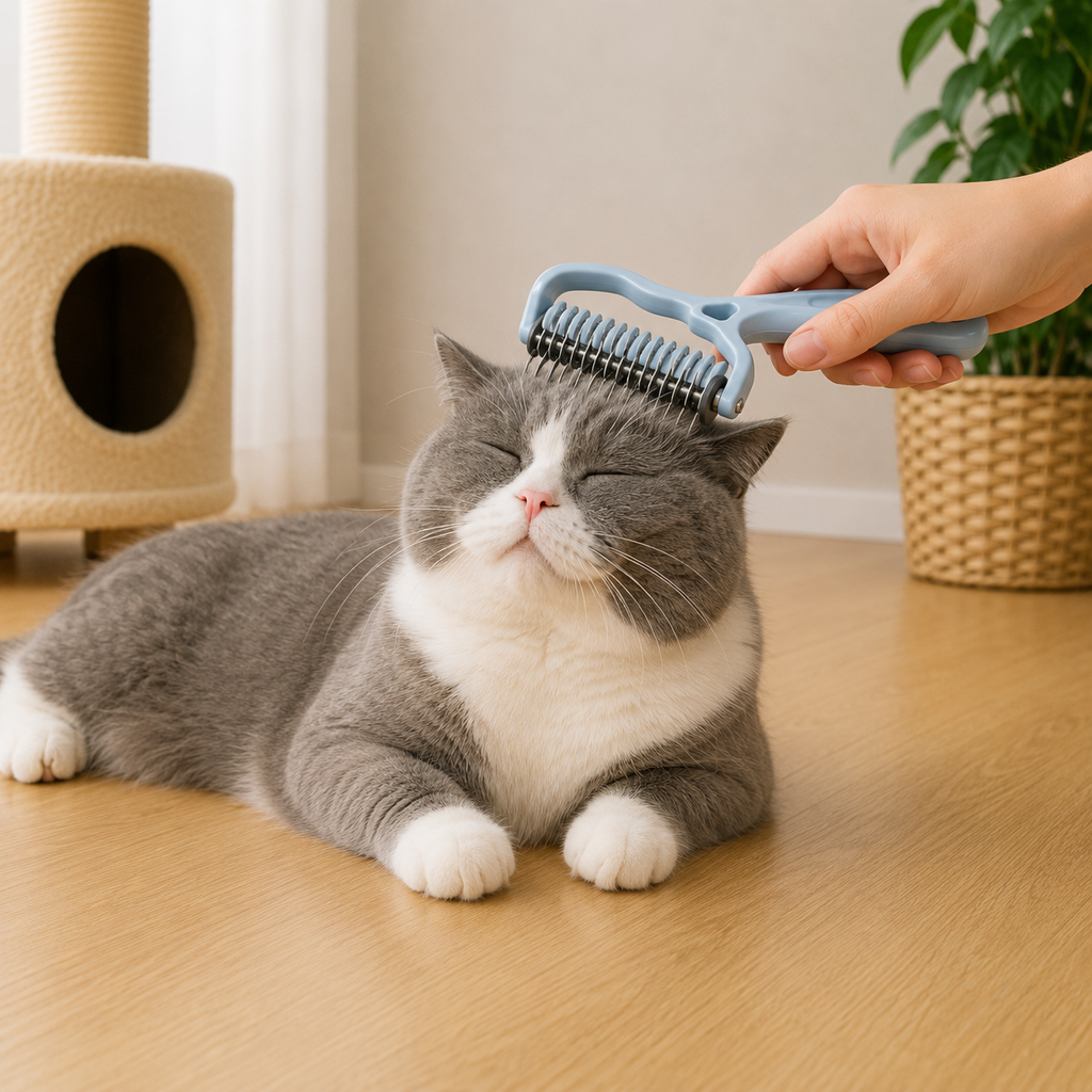 Cat Brush Pet Knot Comb 2 in 1 Dogs Cat Fur Knot Cutter Pets Hair Removal Comb Dog Grooming Shedding Tools Pet Cleaning Supplies
