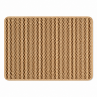 Pet Cat Litter Mat Waterproof Double Layer Cat Litter Trapping Pet Litter Box Mat Clean Pad Products For Cats Accessories