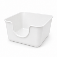 New cat litter box extra large open semi closed toilet cat litter box anti splash cat supplies