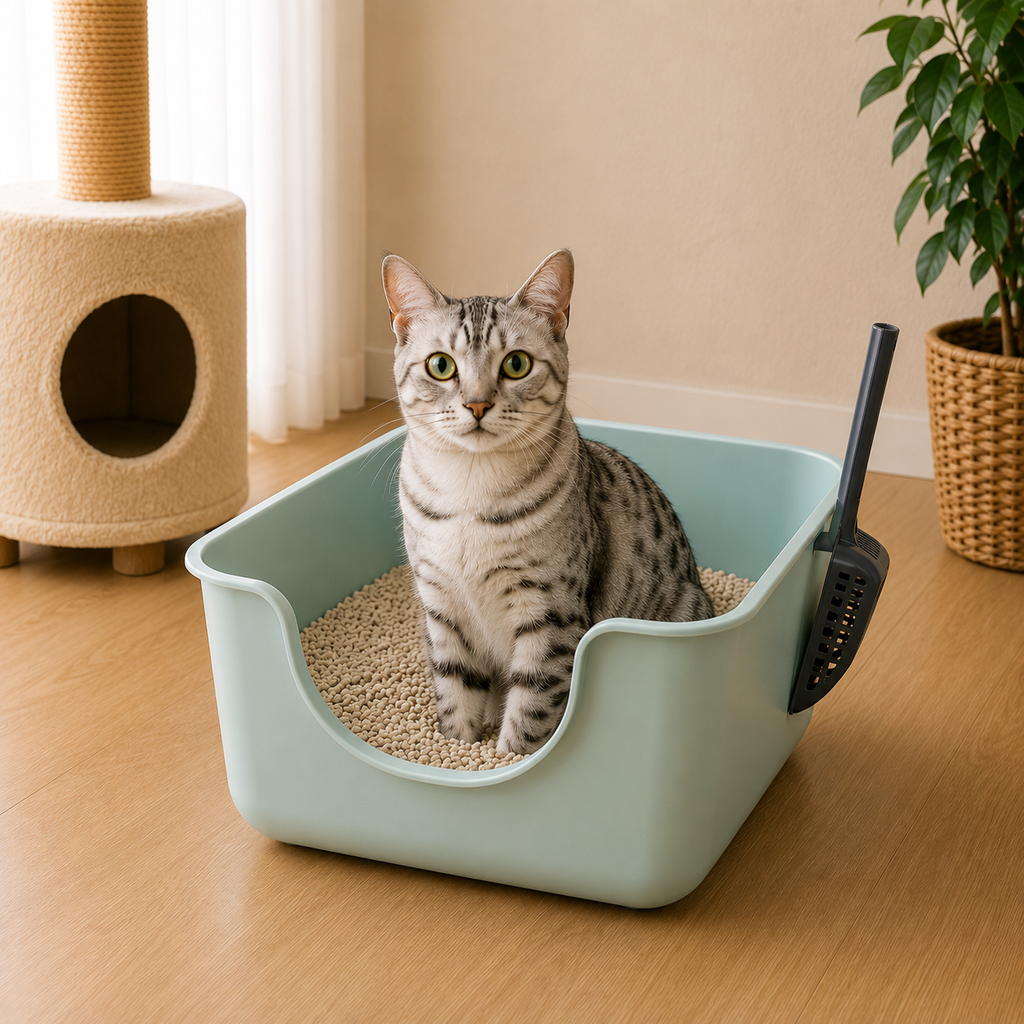 New cat litter box extra large open semi closed toilet cat litter box anti splash cat supplies