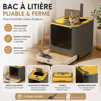 Cat litter basin oversized splash-proof fully enclosed cat toilet sterilization deodorant drawer cat litter basin cat litter box