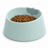 Pet Bowl INS Wind Strawberry Tableware Anti overturning Cat Food Dog Food Bowl Drinking Water Cat Food Bowl