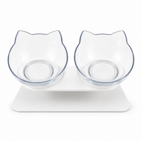 Non-Slip Double Cat Bowl Dog Bowl With Stand Pet Feeding Cat Water Bowl For Cats Food Pet Bowls For Dogs Feeder Product Supplies