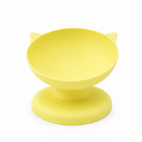 New Pet Cat Dog Bowl High Foot Dog Bowl 45° Neck Protector Cat Pet Food Water Bowl Anti-Overturning Binaural Pet Feeding Bowl