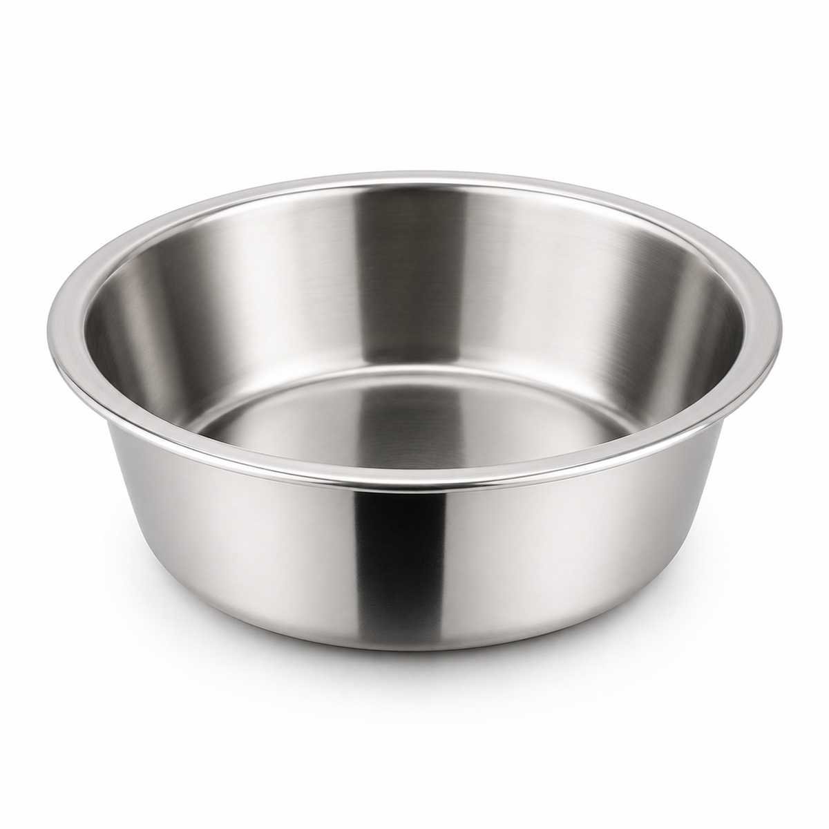 Large Capacity Dog Bowl Stainless Steel Pet Feeding Bowl Cat and Dog Food Drinking Bowl Metal Feeder Bowl Durable and Cheap