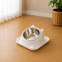 Cat Fun Shaped Anti Tipping Bowl with Added Water To Prevent Ants