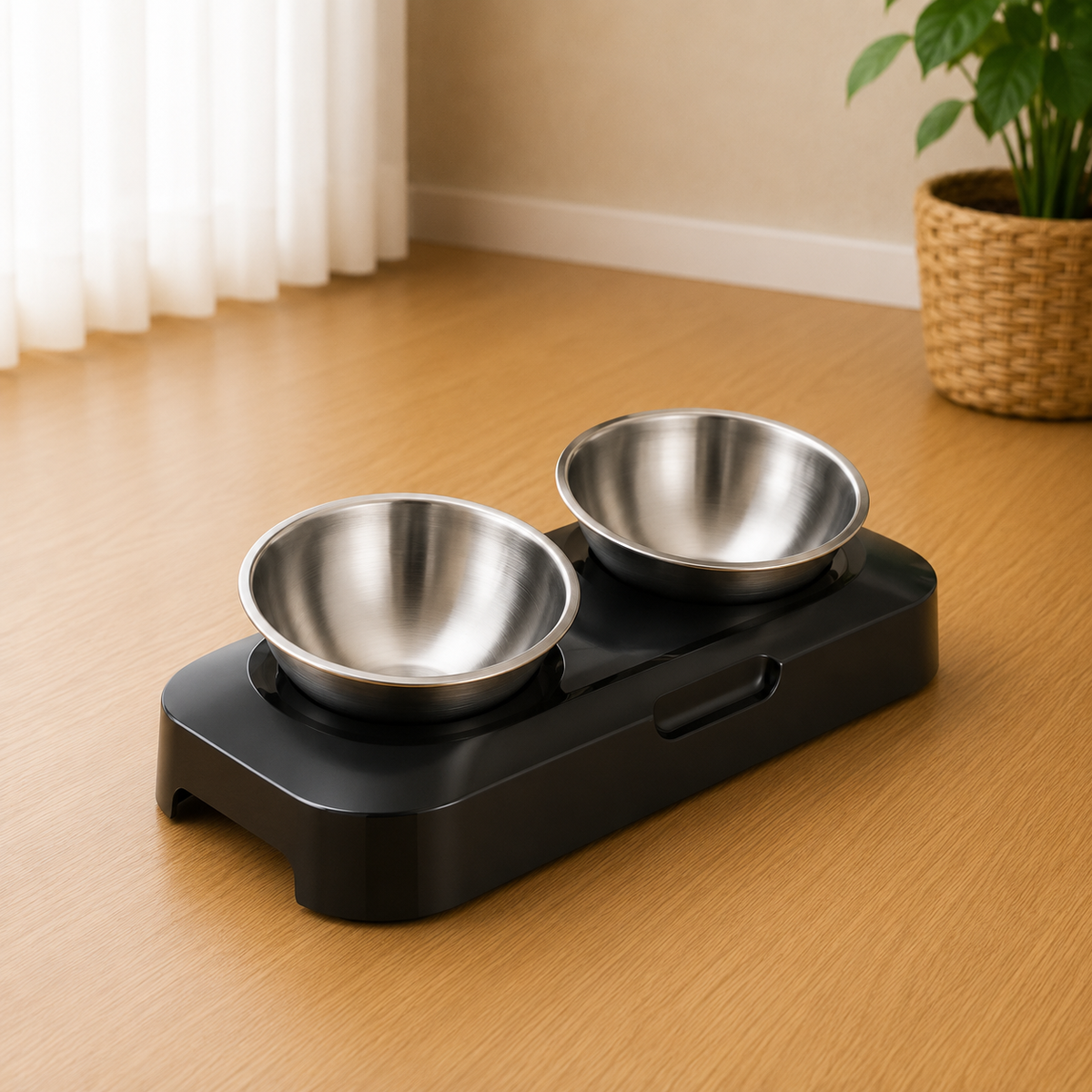 Cat Food Bowl Whisker Friendly Stainless Steel Non Skid Dishwasher Safe May Also Prevent Acne The Original Whisker Relief