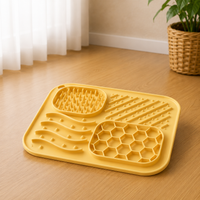1 Piece Pet Licking Mat Slow Feeder Bowl for Dogs, Anti-Spill Dog Bowl, Cat and Dog Feeding Supplies