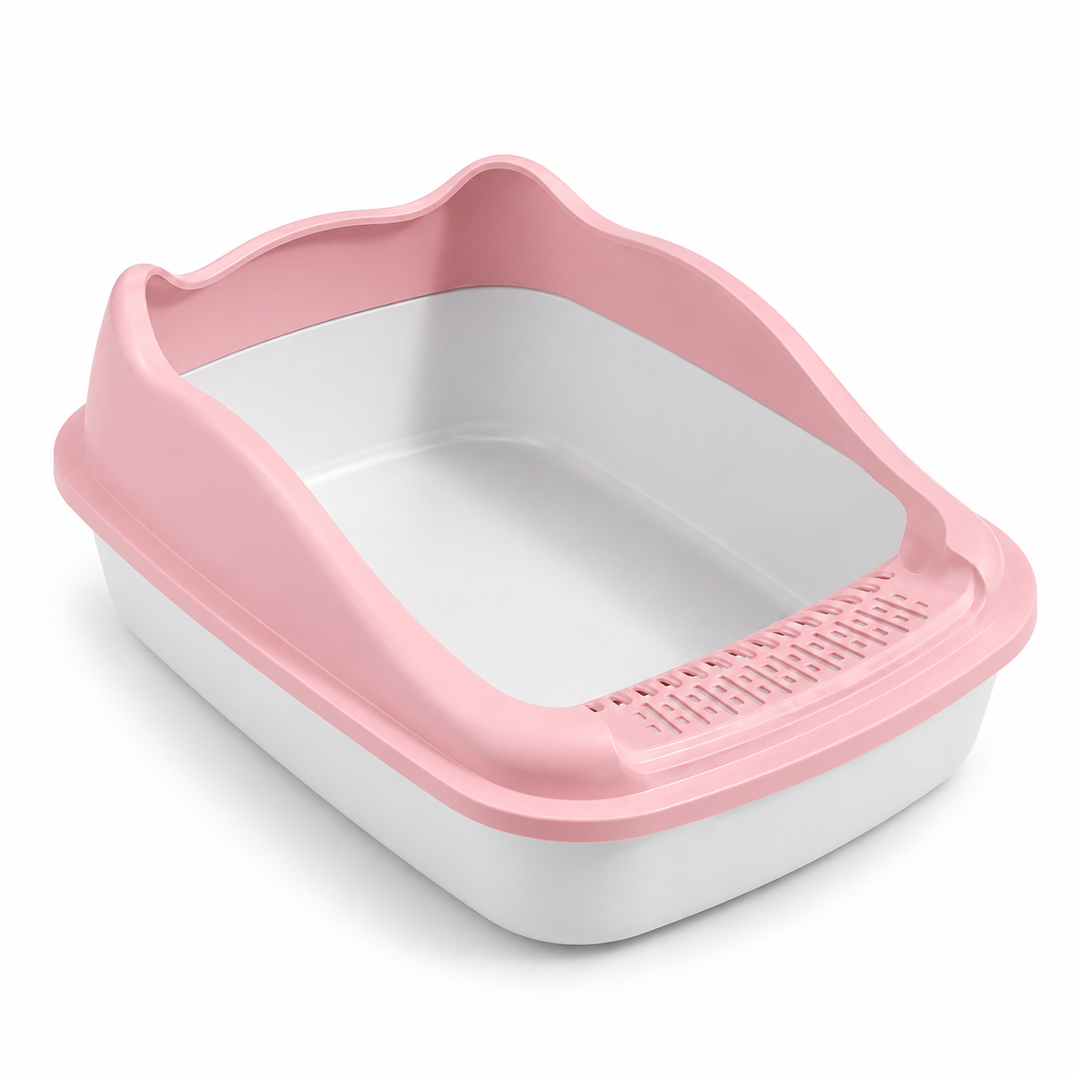 Cat Litter Box Small Size Pet Sandbox for Kitty Anti-Splash Cats Toilet