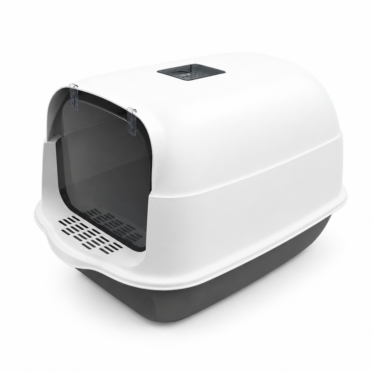 Pet Litter Box Fully Enclosed Spillproof Deodorant Cat Toilet Two-Way Shovel Large Capacity Cat Toilet Litter Box Closed Sandbox