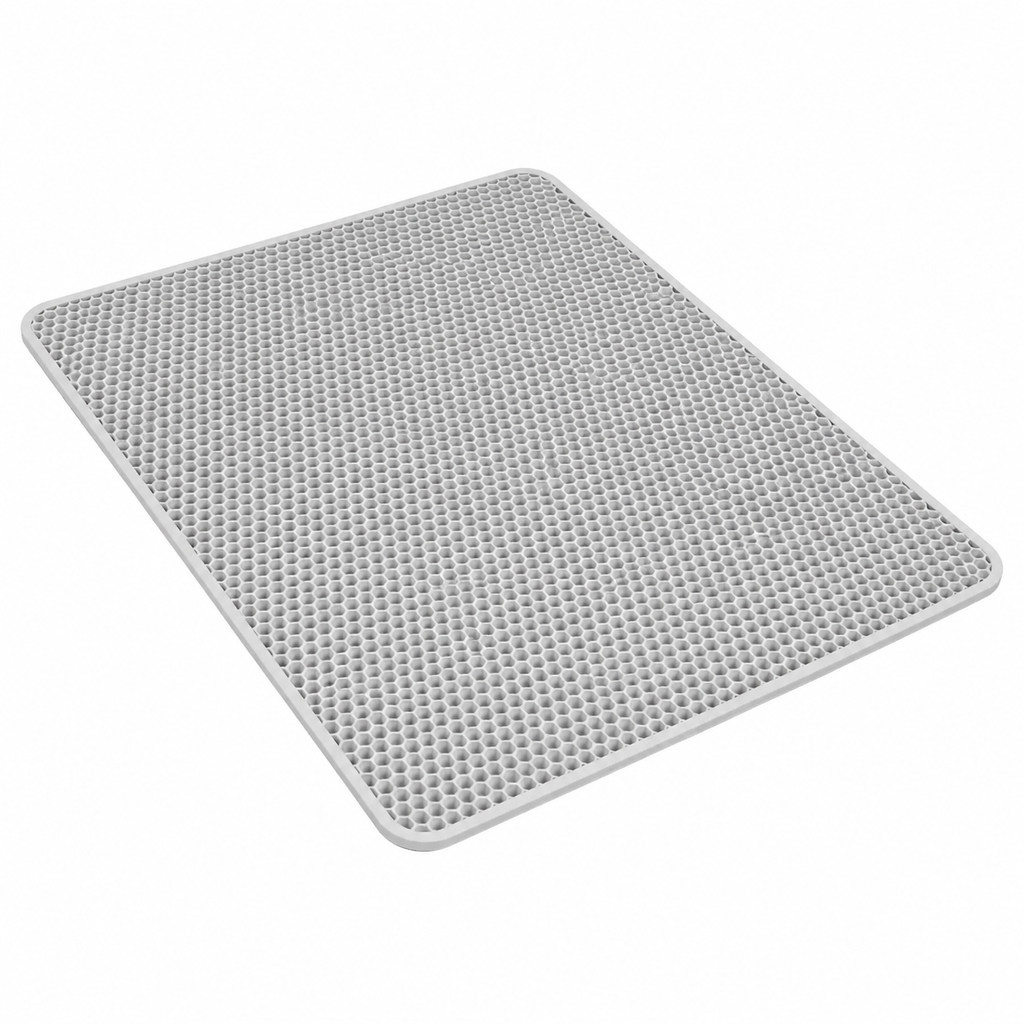 Cat Litter Mat Waterproof Double Layer Pet Litter Box Mat Pet Toilet Cat Mat Nonslip Sand Cat Washable Mat Pet Clean