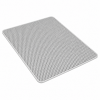 Cat Litter Mat Waterproof Double Layer Pet Litter Box Mat Pet Toilet Cat Mat Nonslip Sand Cat Washable Mat Pet Clean