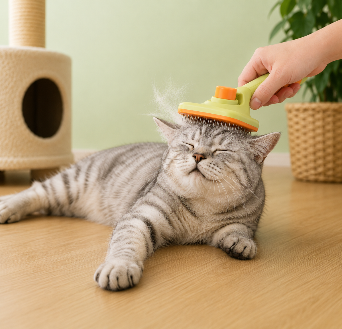 Self Cleaning Dog Brush Comb Pet Grooming Hair Remover Combs Brush Floating Hair Pet Grooming Brush Cat Supplies