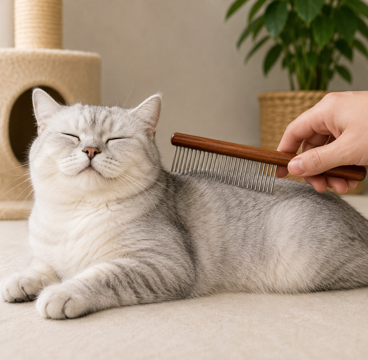 New Long Hair Cat Combs Open Knots Remove Floating Hair Cat Comb Brush Pet Cleaning Supplies Cat Grooming