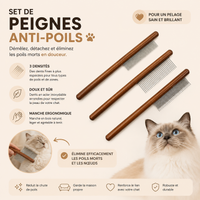 New Long Hair Cat Combs Open Knots Remove Floating Hair Cat Comb Brush Pet Cleaning Supplies Cat Grooming