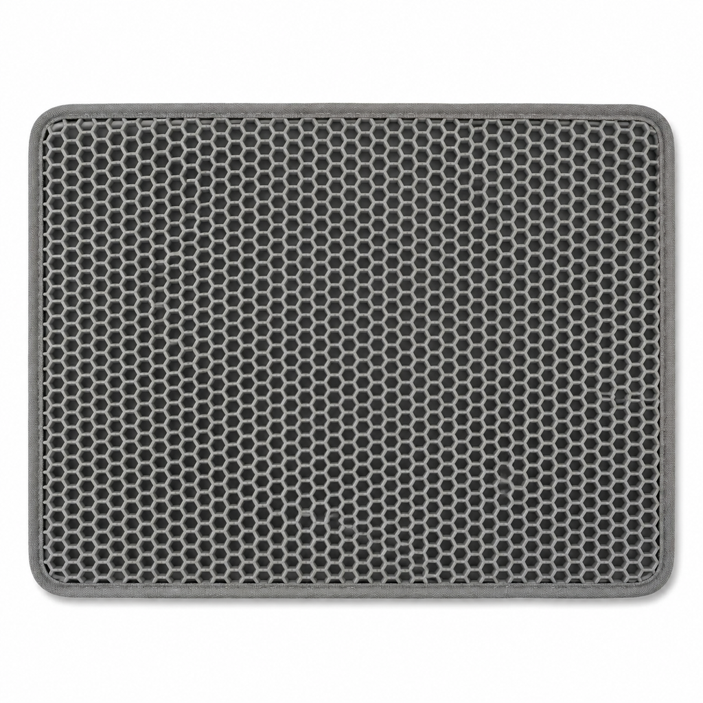 Pet Cat Litter Mat Waterproof Double Layer Cat Litter Trapping Pet Litter Box Mat Clean Pad Products For Cats Accessories