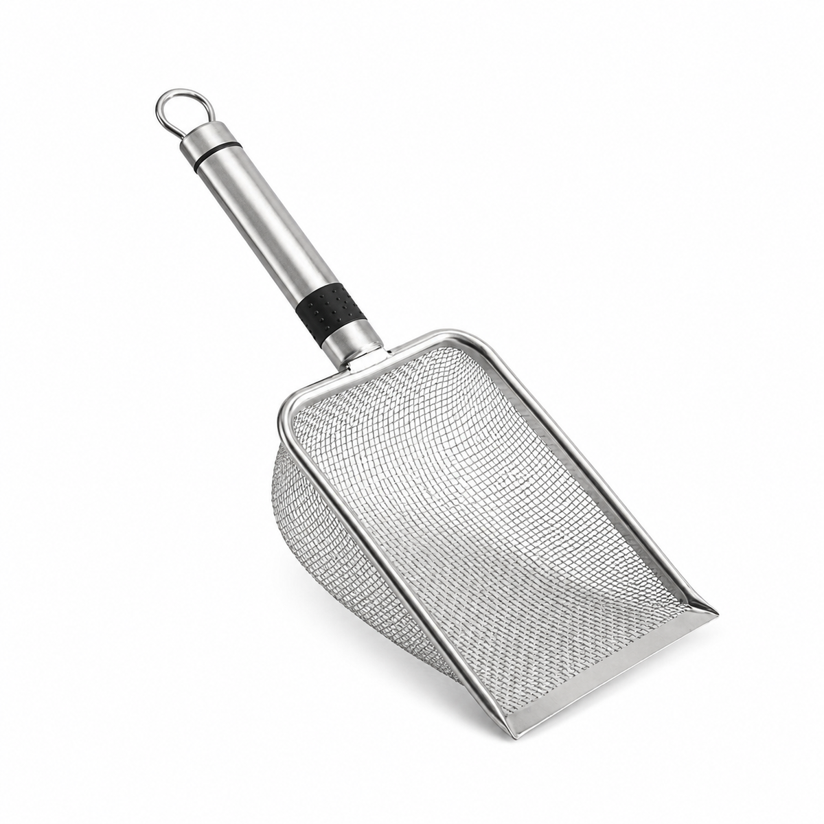 Stainless Steel Cat Litter Scoop – Durable, Easy Clean, Ergonomic Handle, Rust-Resistant, Ideal for Quick Waste Removal