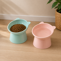 Tilted Cat Food Bowl Elevated Cat Bowl Ergonomic Cat Food Dish Anti Vomiting Raised Cat Food Bowl Non Slip for Cats Dogs