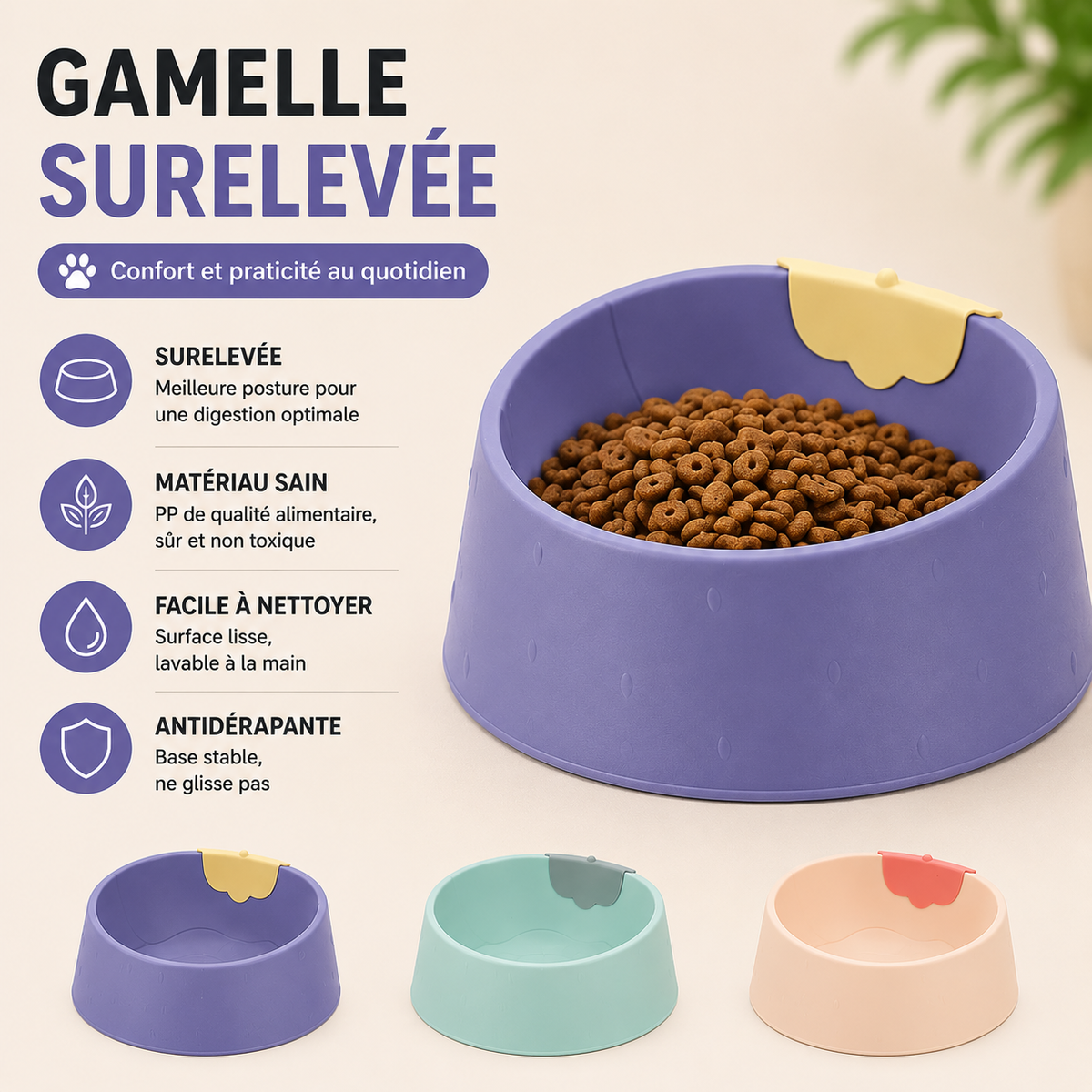 Pet Bowl INS Wind Strawberry Tableware Anti overturning Cat Food Dog Food Bowl Drinking Water Cat Food Bowl