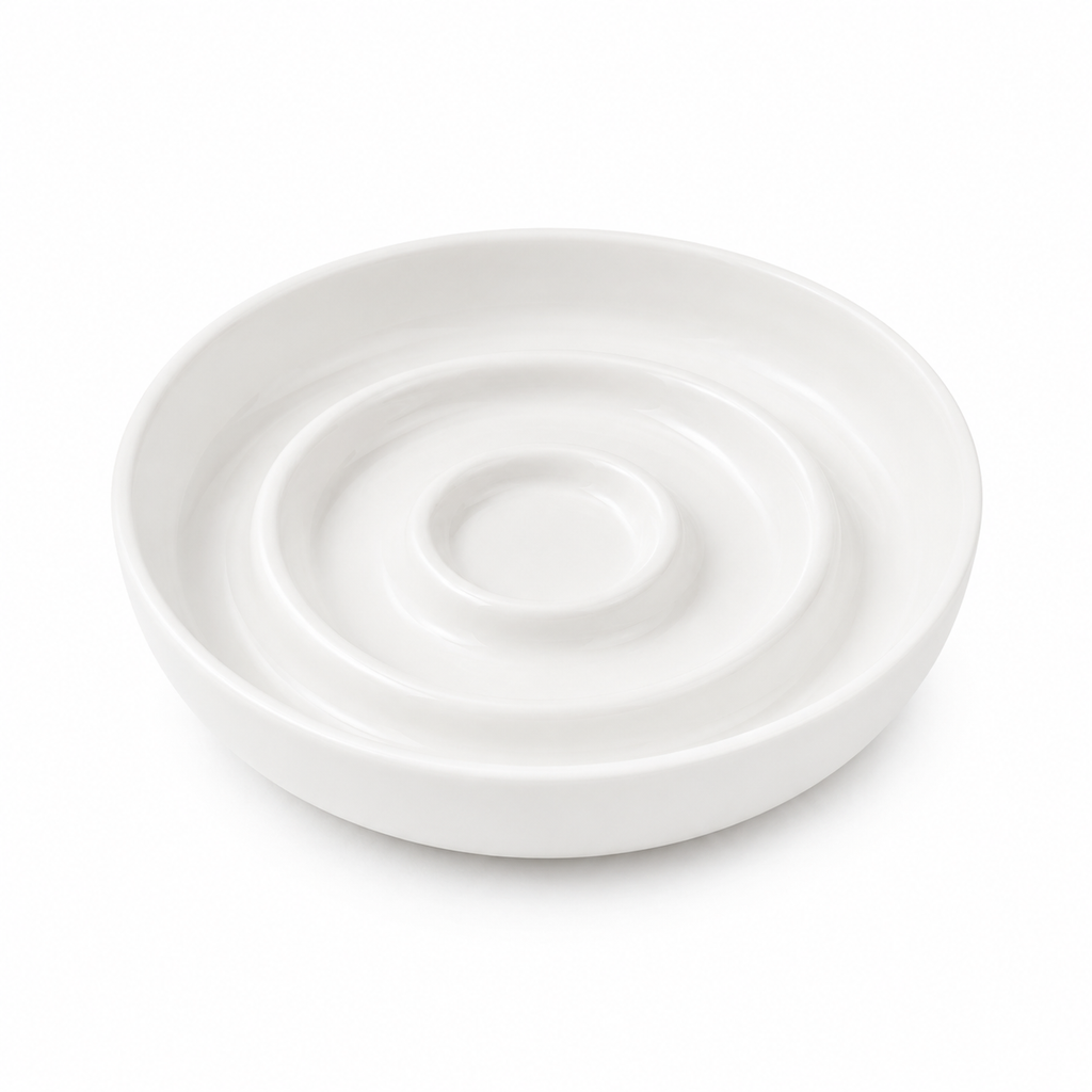 New Ceramic Cat Slow Food Bowl Anti-choking Small Dog Food Bowl Pet Supply
