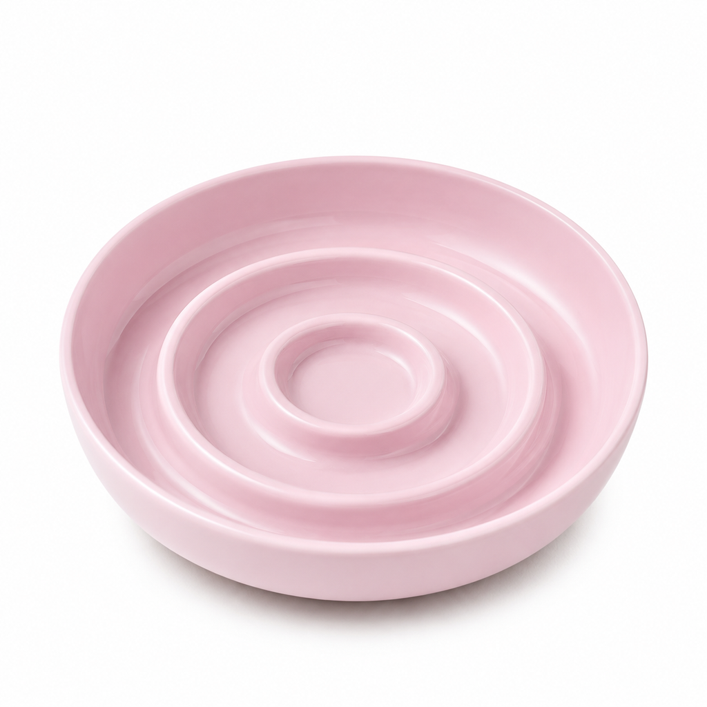 New Ceramic Cat Slow Food Bowl Anti-choking Small Dog Food Bowl Pet Supply