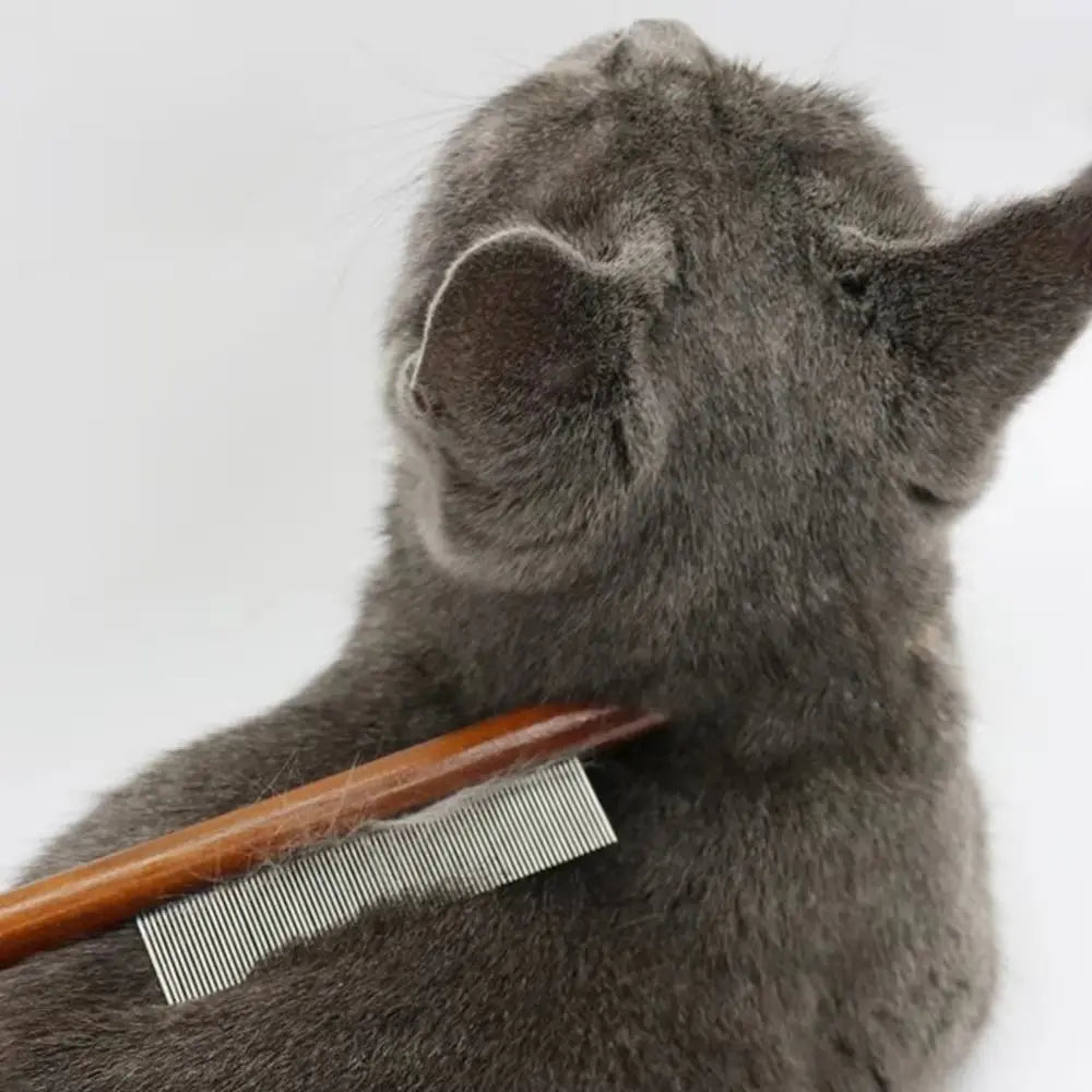 New Long Hair Cat Combs Open Knots Remove Floating Hair Cat Comb Brush Pet Cleaning Supplies Cat Grooming