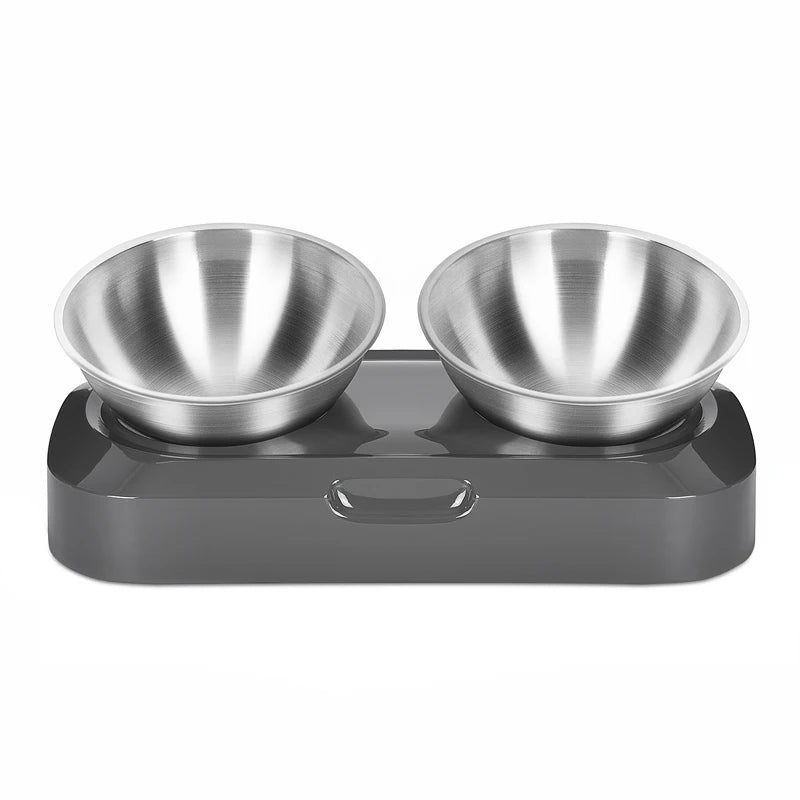Cat Food Bowl Whisker Friendly Stainless Steel Non Skid Dishwasher Safe May Also Prevent Acne The Original Whisker Relief