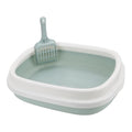Excrement Training Sand Litter Box Cat Dog Tray with Scoop Anti-Splash Dog Toilet Cat Litter Box 1 Set Pet Toilet Bedpan