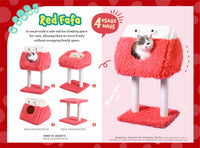 Custom Trends Bright Colors Funny Dumb Monster 4 Usage Ways Warm Cat Cave Bed Natural Sisal Cat Scratch Tree Tower