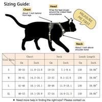 High Quality Fashion Cat Dog Harness and Leash Set Reflective Pet Harnesses Vest for Cats Small Dogs Pets Out Door Walk Supplies