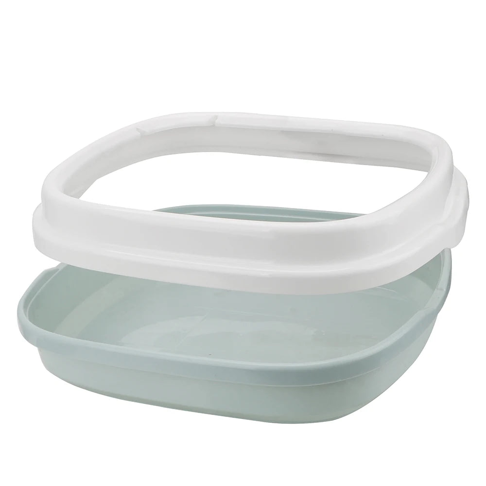 Excrement Training Sand Litter Box Cat Dog Tray with Scoop Anti-Splash Dog Toilet Cat Litter Box 1 Set Pet Toilet Bedpan