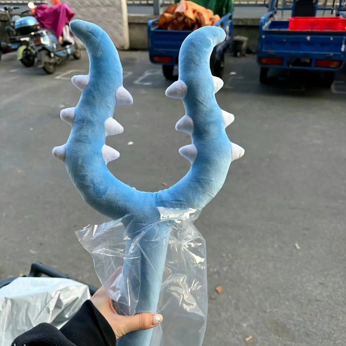 70CM Long jiyikawa Crusade Stick Rod Anime Scratching Wand Magic Girl Stick Cat Catching Plush Toy Stick Children and Girls Gift