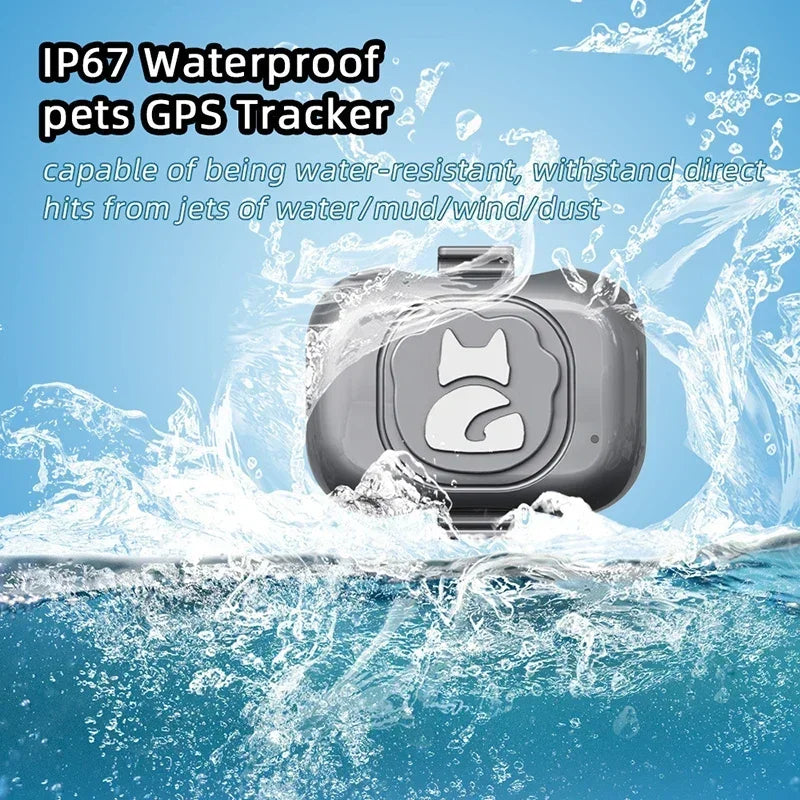 Smart Mini Gps Tracker for Dogs Waterproof Anti-Lost Gps for Cats Pet Alarm Two-way Call Tracking Locator Collar Dog Accessories