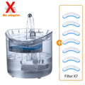 Automatic Cat Dog Water 2L Well With Water Tap Dog Water Sp Ender Transparent Filter Drinker Pet Sensor Drink Food Automatic
