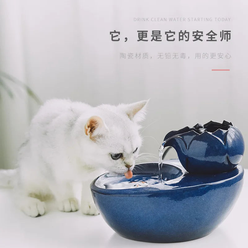 Cat Water Dispenser Pet Dog Supplies Running Waters Fountain Living Waters Cat Water Feeding Artifact Automatic Circulation