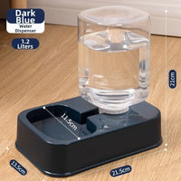 800mL Pet Automatic Feeder Large Capacity 2 Styles Cat Dog Water Dispenser Feeder Set 4 Colors Plastic Pet Integrated Food Bowl
