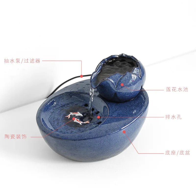 Cat Water Dispenser Pet Dog Supplies Running Waters Fountain Living Waters Cat Water Feeding Artifact Automatic Circulation