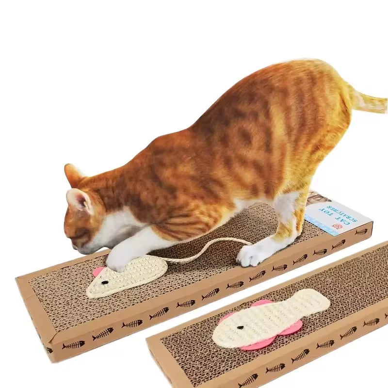 Pet Cat Scratching Board Cat Cardboard Mat Scraper Grinding Claw Toys for Cat Scratcher Cat Furniture Protector Cat Accesorios