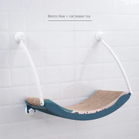 Cat Hammock Bed Comfortable Removable Arctic Fleece Sunbathe Cushion with Suction Cup for Balcony Windows Cats Hanging Beds